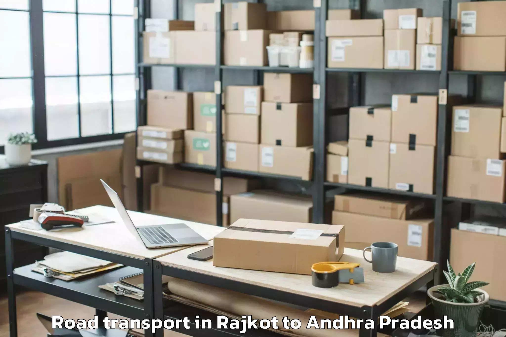 Book Rajkot to Gudlavalleru Road Transport Online